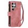 Luxury Leather Phone Case for Samsung Galaxy S26 Ultra S25 Edge S24 Plus S23 FE S22 S21 S20 Note 20 Hand Strap Card Wallet Cover