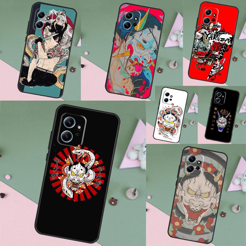 Yakuza Goro Majima's Hanya Case For Xiaomi Redmi Note 14 Pro 13 12 11 10 15 Pro Plus Redmi 15 C 13 10C 12C 13C 14C Cover