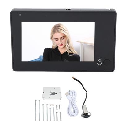 Intelligenter Türspion mit 4,3-Zoll-Bildschirm, 2 MP 720P HD, Weitwinkel-Nachtsicht-Gucklochkamera für Zuhause