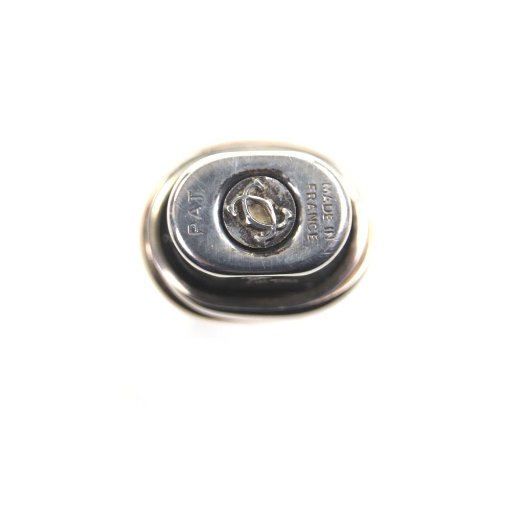 Great Cartier Ballpoint pen Trinity Stripe Cap Style Silver AG925 mens Used