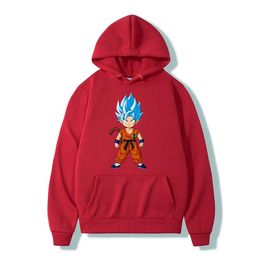 Japanese Anime Hoodie Unisex Women Dragon-ball Hip Hop Winter Fleece Hooded Unisex Harajuku Sweatshirts Clothes Male Dropshipping