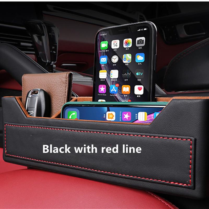 Car Seat Gap Storage Box Bag Organizer Case Slit filler Holder For Porsche Macan Cayenne Panamera 718 911 Interior Accessories