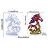 Large Horse Resin Molds Silicone Cute Hollow Horse Epoxy Moulds DIY 3D Large Animal Silicone Mold for Resin Casting