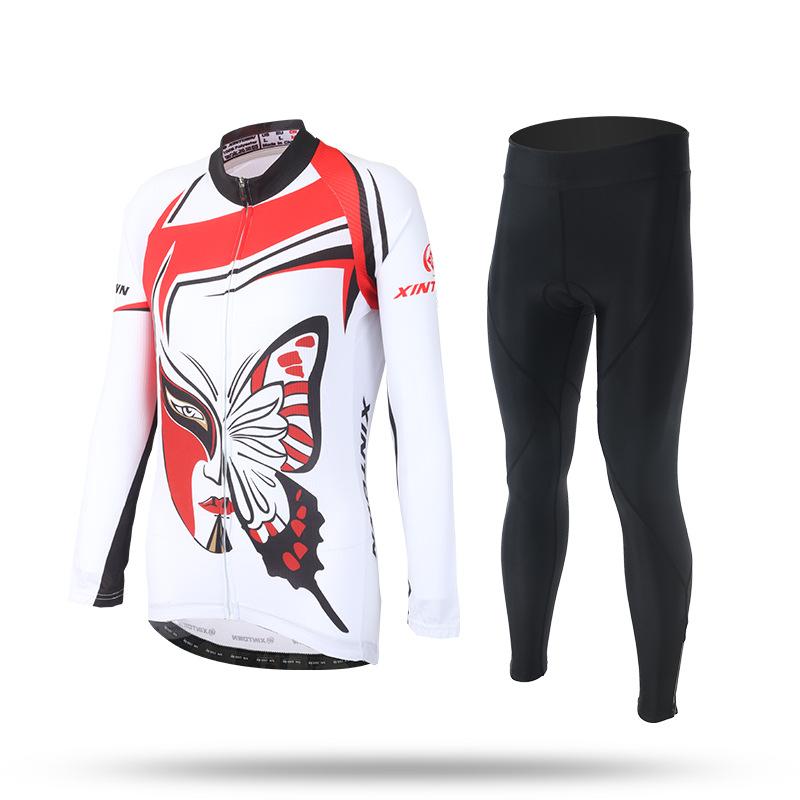 2026 Women's Long Sleeve Cycling Set Spring Bicycle Suit Quick Dry Outdoor Riding Gear
