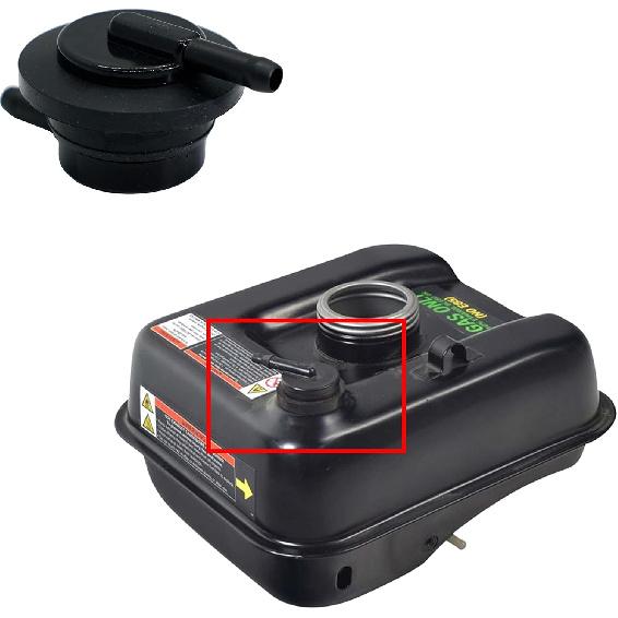 Gas Fuel Tank Vent Valve w/Grommet for Predator 212 6.5hp 224 Max Engine, Roll Over Valve for Generac Gas Pressure Washer 212cc 420cc Predator