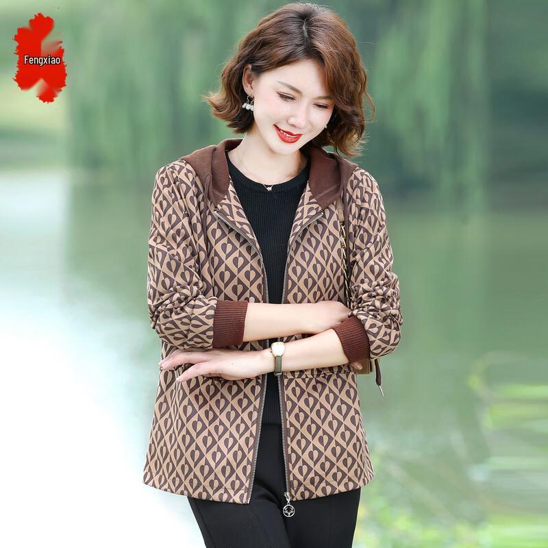 

Элегантный женский укороченный тренч с капюшоном 5XL