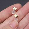 20 PCS Heart Love Earring Backs Replacements for Posts Earring Backings Secure for Studs Hypoallergenic Locking