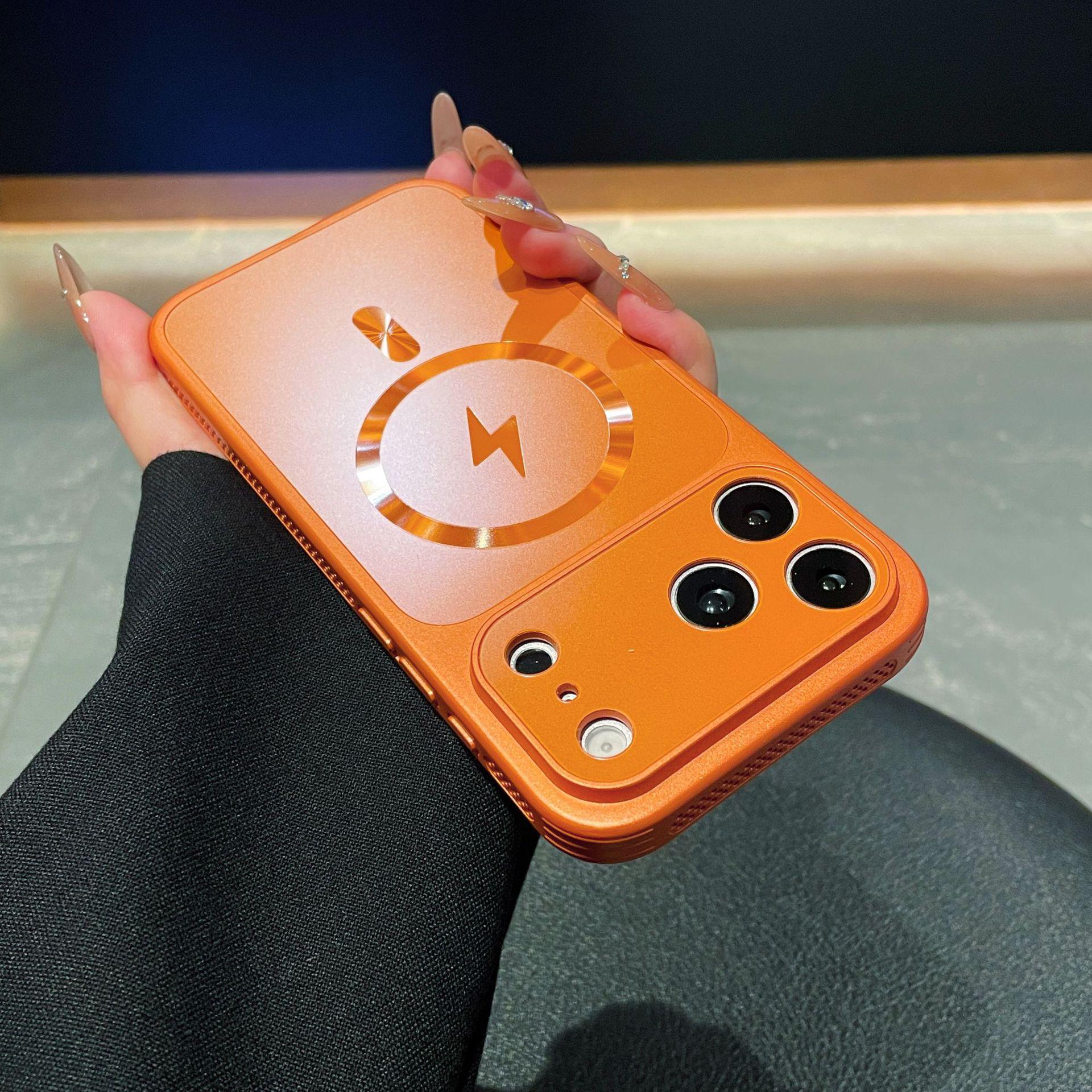 Magnetic Heat Dissipation Matte Case for Apple 17 Promax/16PM/15PM iPhone 16