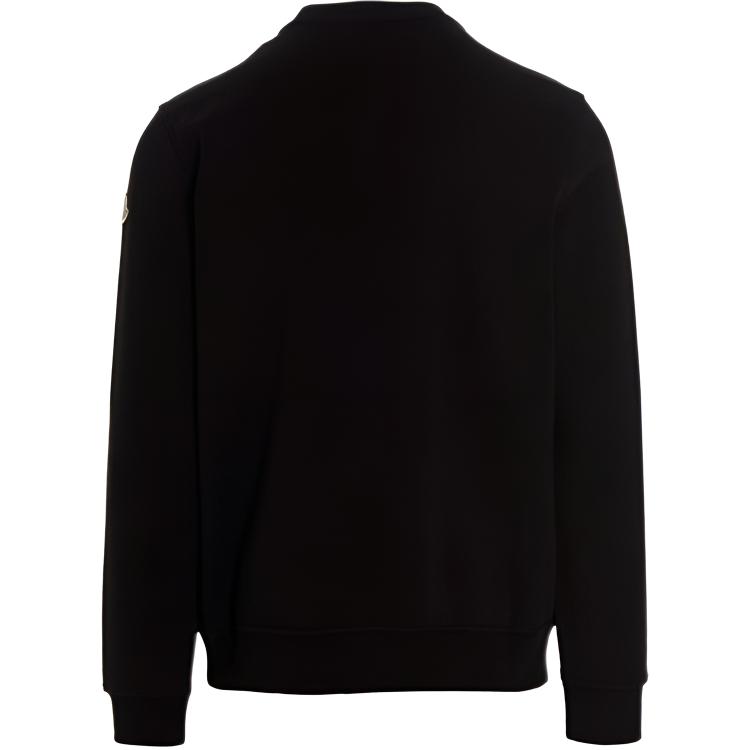 Moncler SS22 Sweatshirts Men's Black Crew Neck Moderate 8G00014809KR999