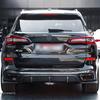 Dual Exit M Sport Tailpipe Exhaust Tips Black For BMW X5 X6 X7 M50 M60 -