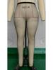 Plus Size Open Crotch Fishnet Stockings - Sexy Mesh Lingerie in Large, Medium, and Small Sizes