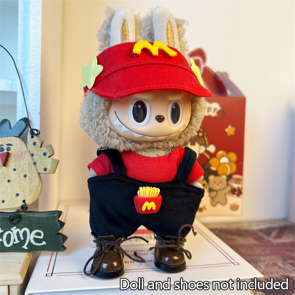 

Для 17 см Кукольная одежда Лабубу Модная одежда Толстовки Кукольная одежда Цветовые толстовки Кукольные аксессуары Милые украшения Маленькая одежда 06#