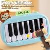 15 kláves kapesní piano mini elektronické piano s podsvícenými klávesami pro děti přenosný hudební nástroj hračka pro ranou dětskou výchovu