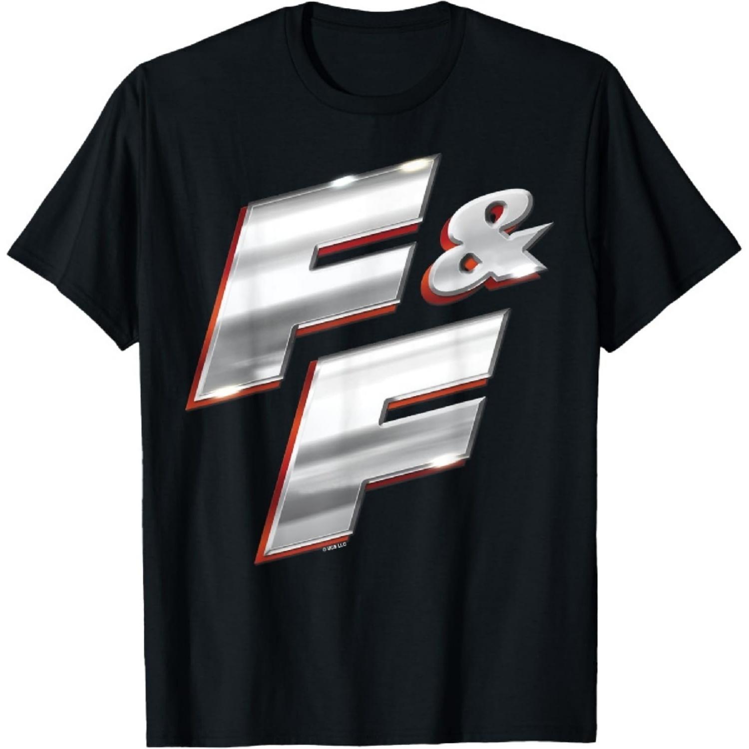 

Fast & Furious Red Outline Steel Logo T-Shirt XXXXXL чорний