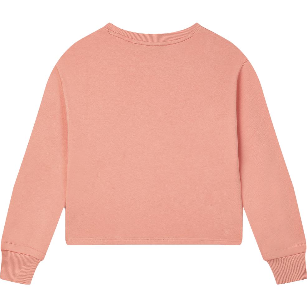 Fila 2023 Winter New Knit Pullover Fashion Casual Simple Loose Sweatshirt Women Sweatshirt Pink F51W349215A-PK