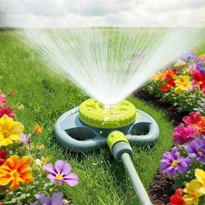 NEW 360 Degree Automatic Rotating Garden Lawn Sprinkler Yard Garden Large Area Coverage Water Sprinkler Irrigation Water Sprayer