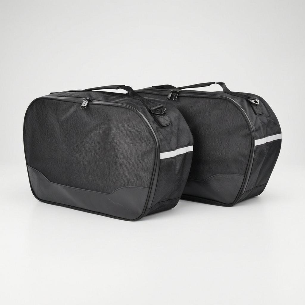 Motorcycle Side Saddlebag Insert Structured Tourer Model GL1800 Liner Zippered Single