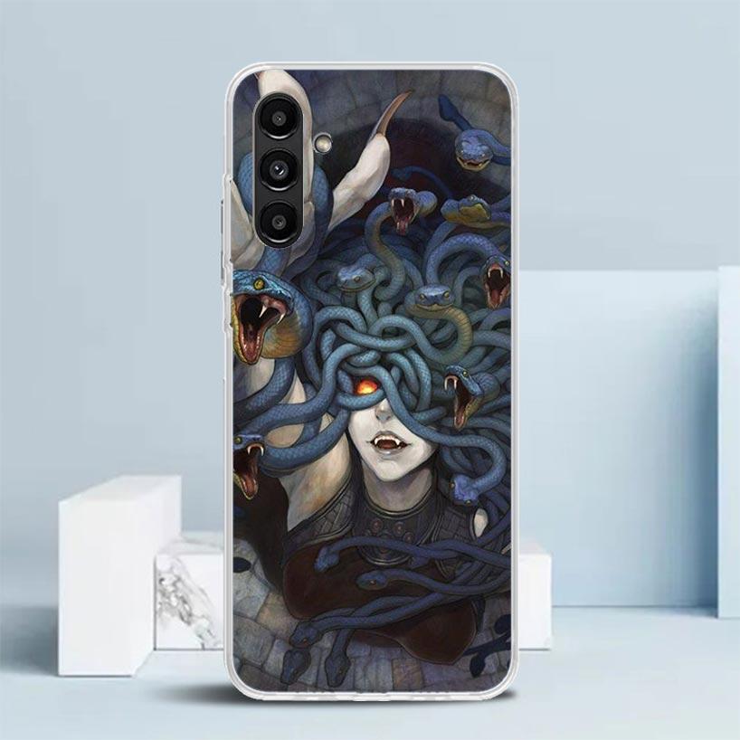Medusa Greek Mythology Phone Case For Samsung Galaxy A17 A37 A57 A16 A15 A14 A13 A56 A55 A54 A53 A36 A35 A34 A33 A26 A25 A24 A23
