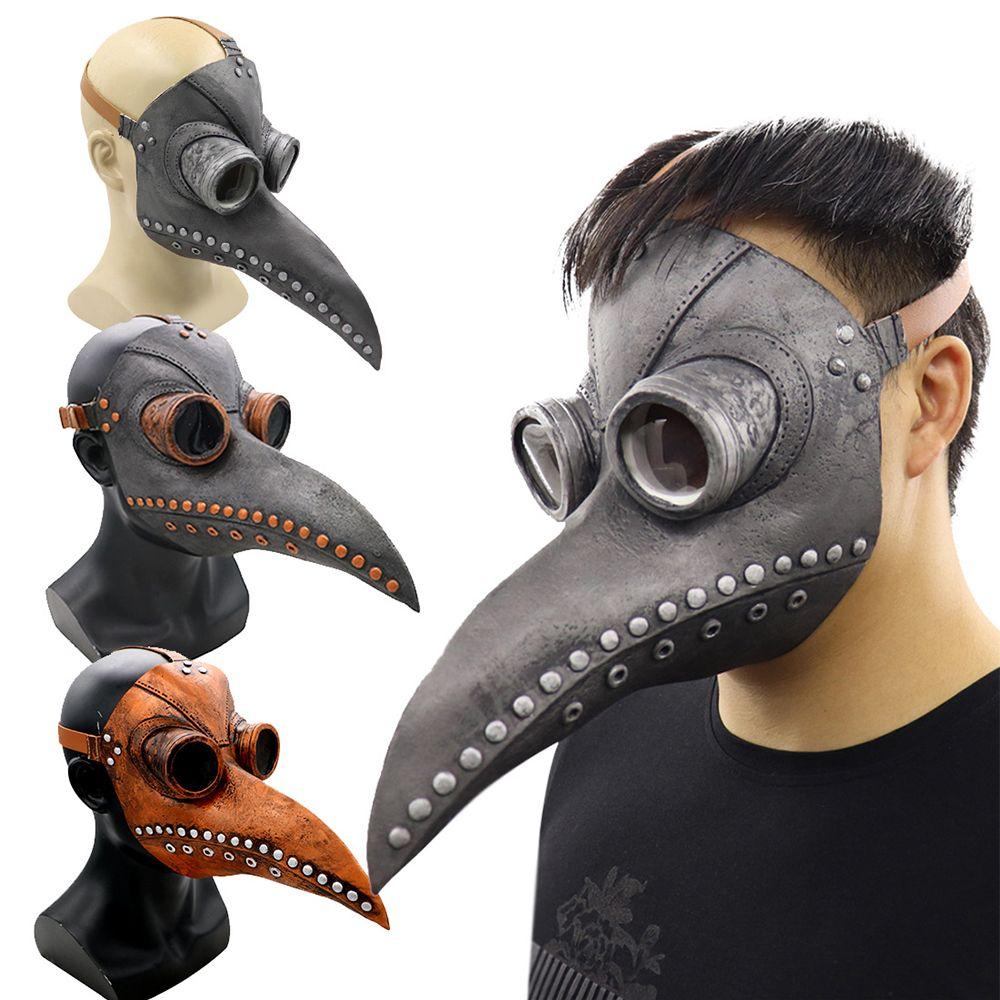 Prop Trick Toys Party Cosplay Props Medieval Steampunk Mask Doctor Bird Mask Halloween Scary Masks