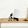 New Cute Funny Black Ant Shape Toilet Paper Holder 3D Printed Toilet Paper Holder Bathroom Decor For Bathroom Kitchen RV Camping