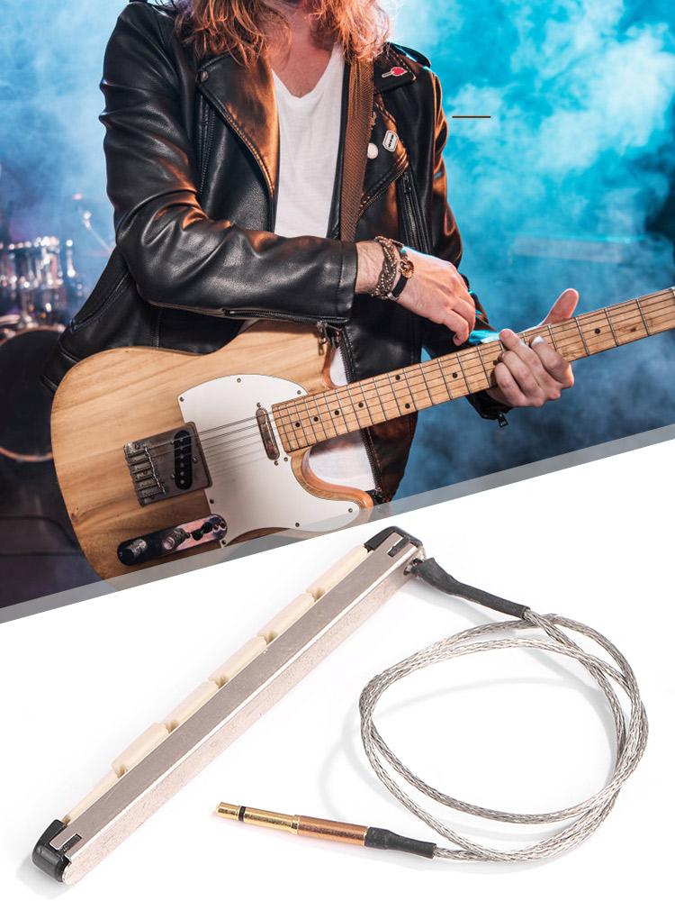 1pc 6 String High Sensitive Acoustic Guitar Bridge Saddle Pickup Rod Accessories