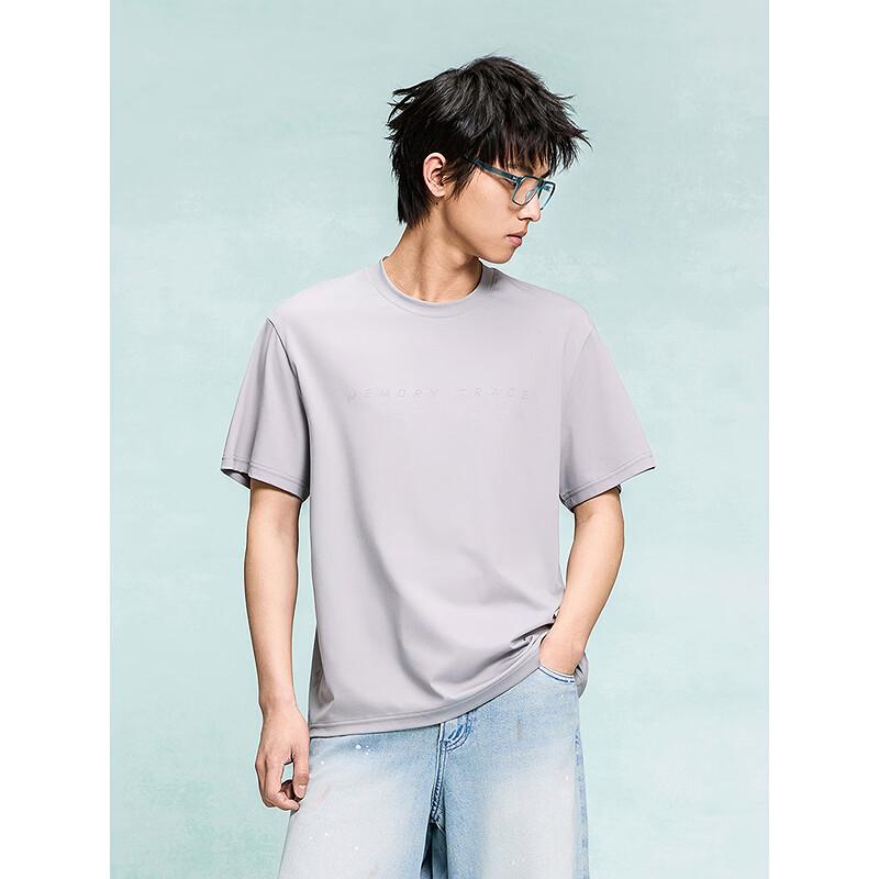 GXG Men's Letter Print Short Sleeve Round Neck T-Shirt
