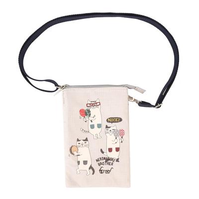 Mini Sacoche Cat Maruke GY [Kusuguru Japan]