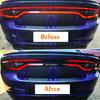 Generische 2 Stück Rücklicht-Tönung für Dodge Charger 2015-2024, Außenzubehör, Kompatibel mit 2015-2023 Modellen, schwarz