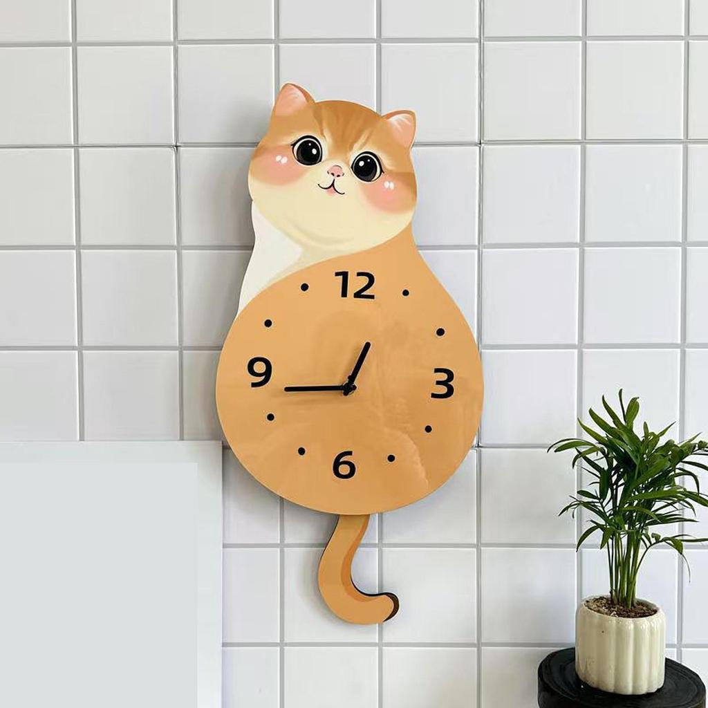 Clock Decor Art Ornament Decorative for Farmhouse Living Room Kitchen