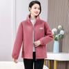 Fleece Thickened Cotton-padded Clothes Granular Lamb Warm Winter New Loose Large Size Top Coat Women