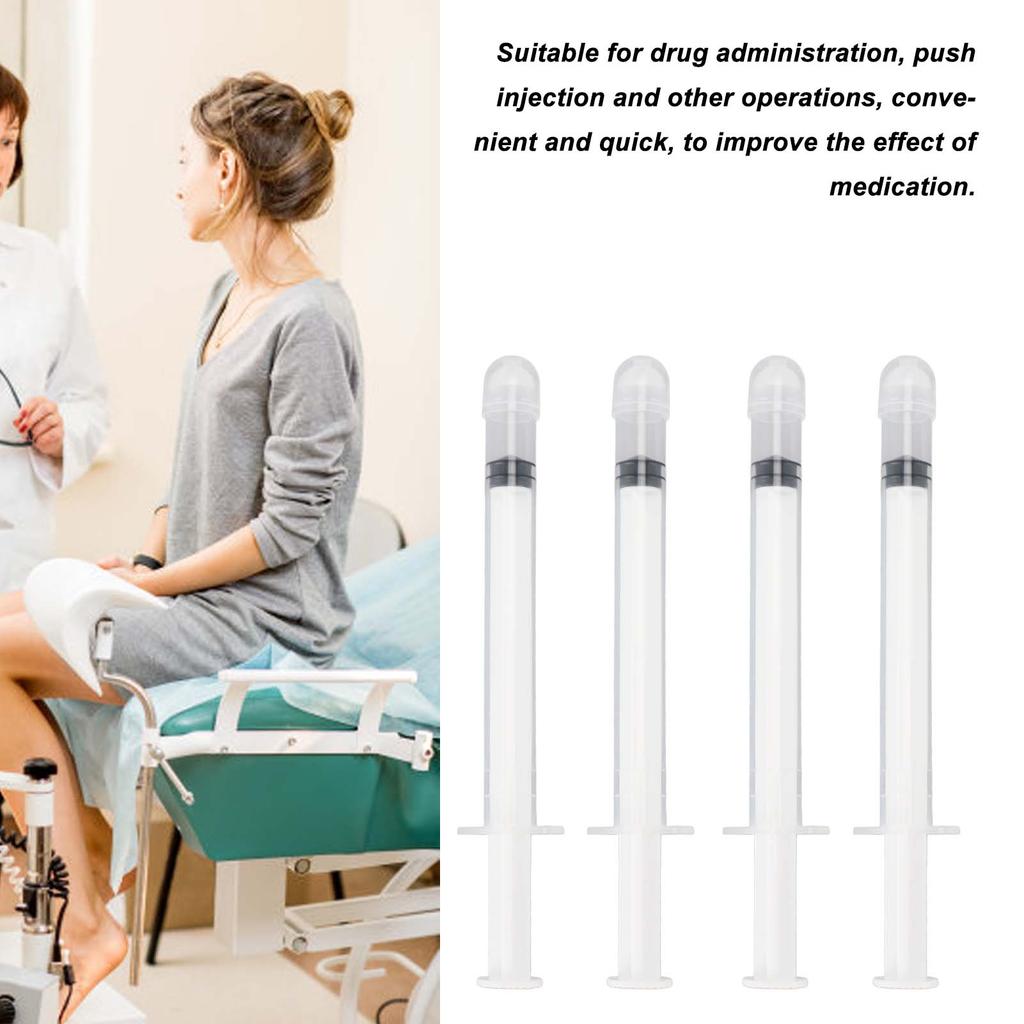 10pcs Disposable Vaginal Cream Applicators Individually Wrapped Hygienic Injector Applicator for Lubricant Estrace Contraceptive Gels
