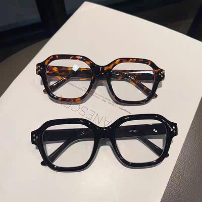 Leopard Print Transparent Computer Glasses Anti Blue Light Square Eyewear for Women Men Optical Spectacle Eyeglass