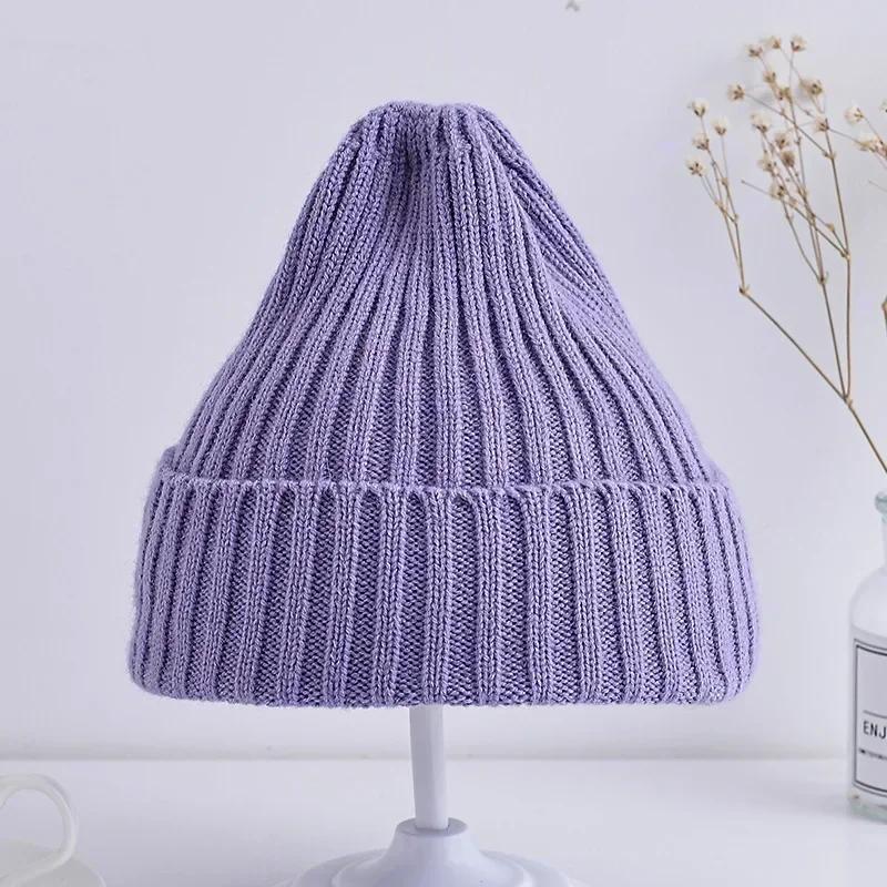 Korean Kids Hats for Girls Boys Crochet Bonnet Toddler Girl Cap Children Baby Photography Props Children Accessories Stuff