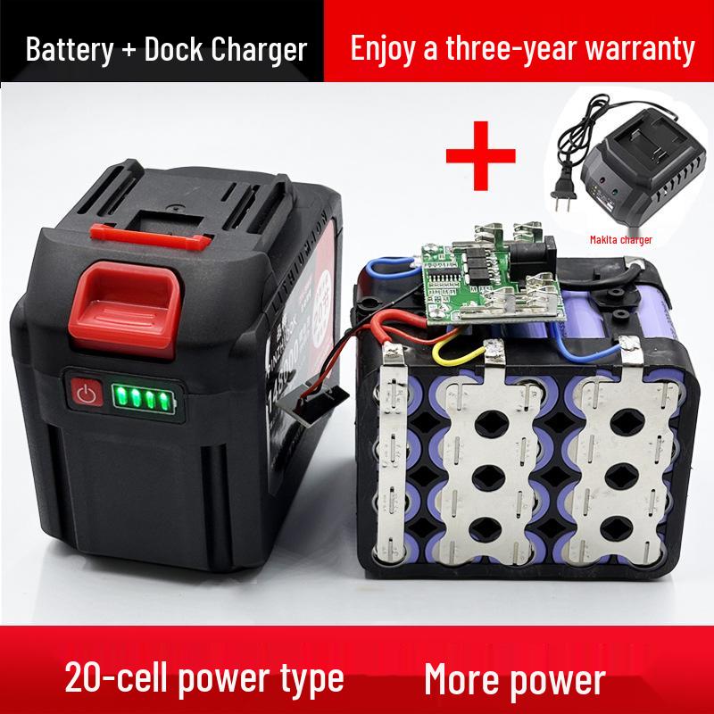 21V Large Capacity Lithium Battery for Makita Angle Grinder and Electric Wrench
