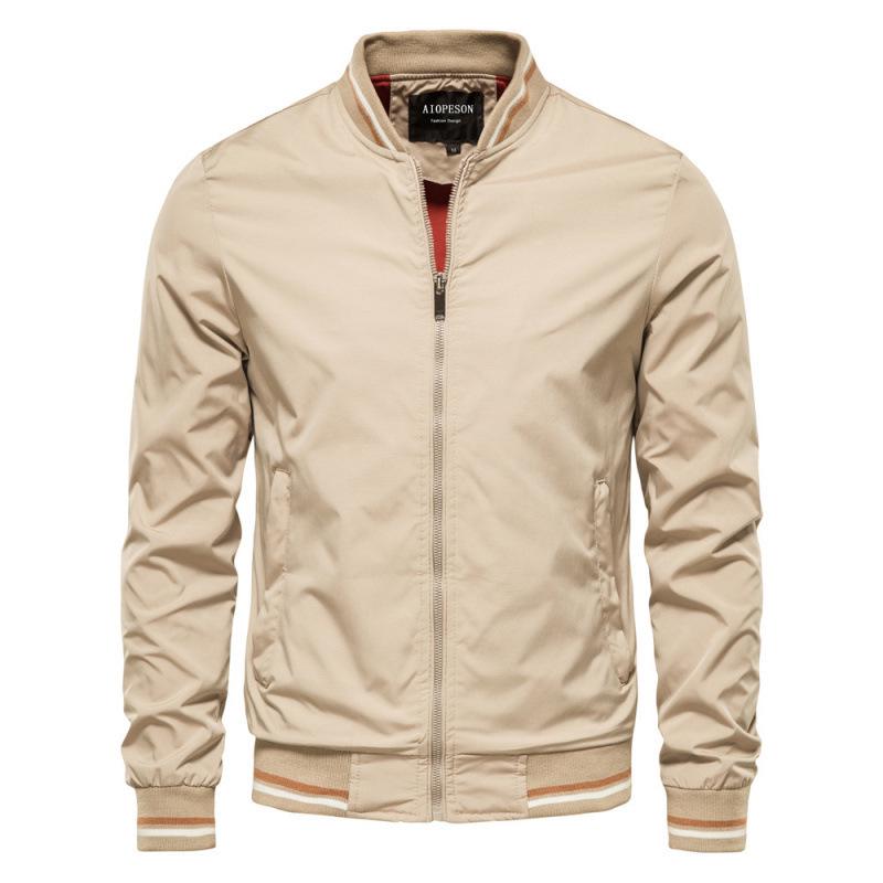 Trendy Men's European-American Spring/Autumn Casual Jacket - Fashionable Thin Outerwear