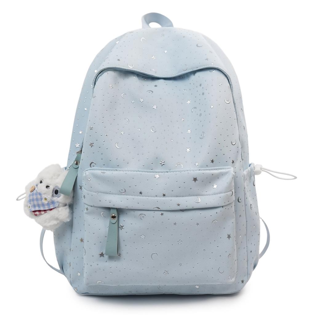 Schoolbag Little Fresh Girl 1011 Little Star Backpack Primary and Secondary School School Bag Large Capacity Backpack Casual Student School Bag