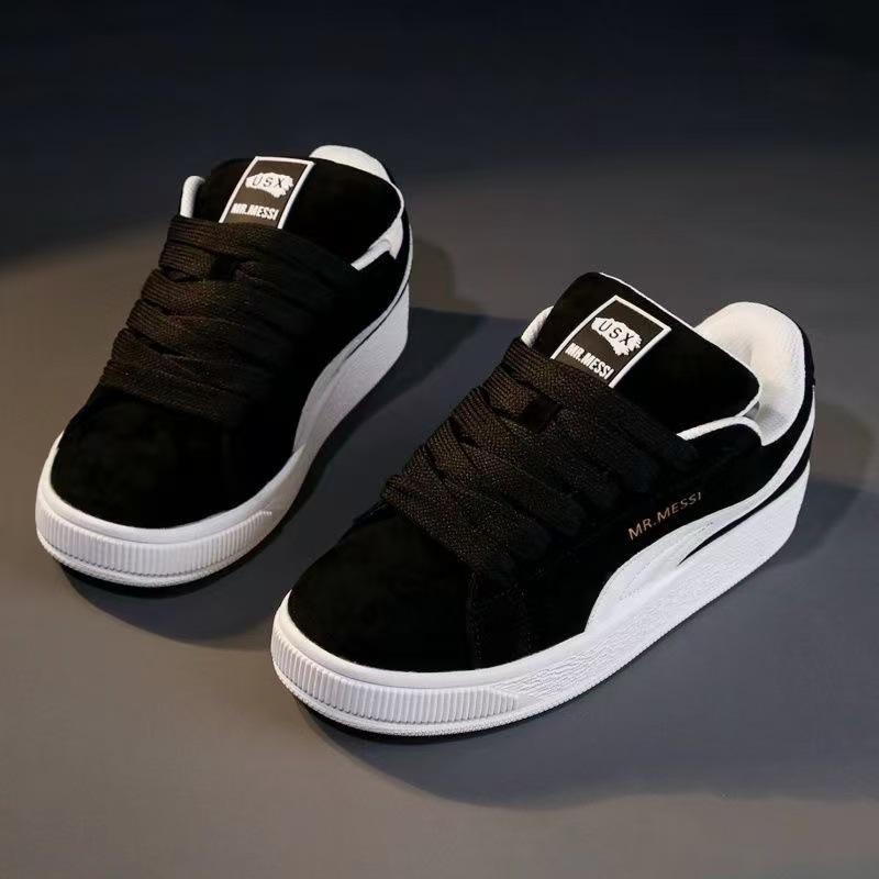 Dopamine Classic Bread Shoes Low Top Comfortable Casual Board Shoes Vintage Ins Couple Shoes