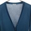 MIUMIU Cashmere silk blend Long sleeve knit cardigan 38 Blue green Women Used