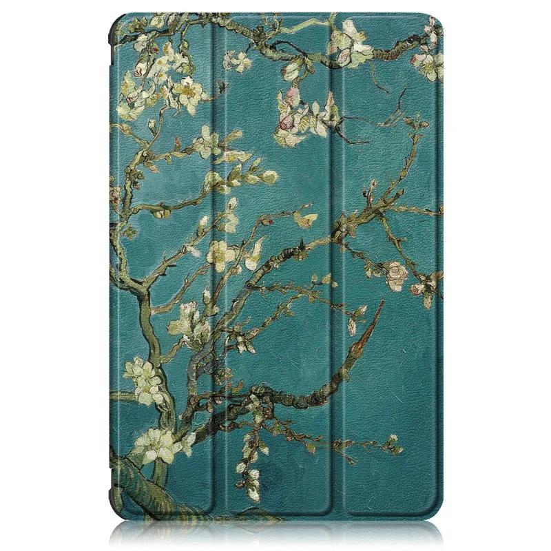 For Samsung Galaxy Tab S8 S7 Plus S7 FE SM-T970 S9 12.4 Inch Magnetic Trifold Stand Cover Funda for Galaxy Tab S6 Lite Case