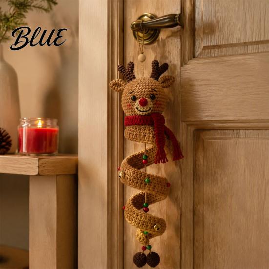 Decorazione Uncinetto Stampa Pipistrello Kit Fai da Te Forma Fantasma/Pinguino/Cervo/Ombretto/Zucca Ornamento Fantasma Sospeso a Spirale Artigianato per Halloween