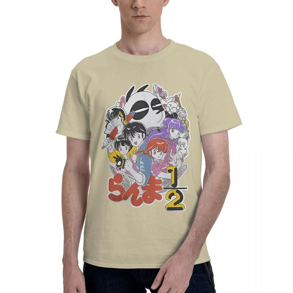 Japanese Comedy Anime 100 Cotton Casual Breathable Confortable Men Top High End Mens Clothing T Shirt Men