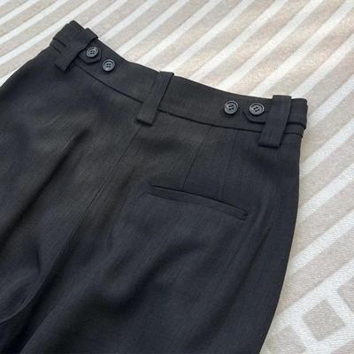 Trendy Super-Slimming Pleated Straight-Leg Pants for Women - Early Autumn Must-Have!