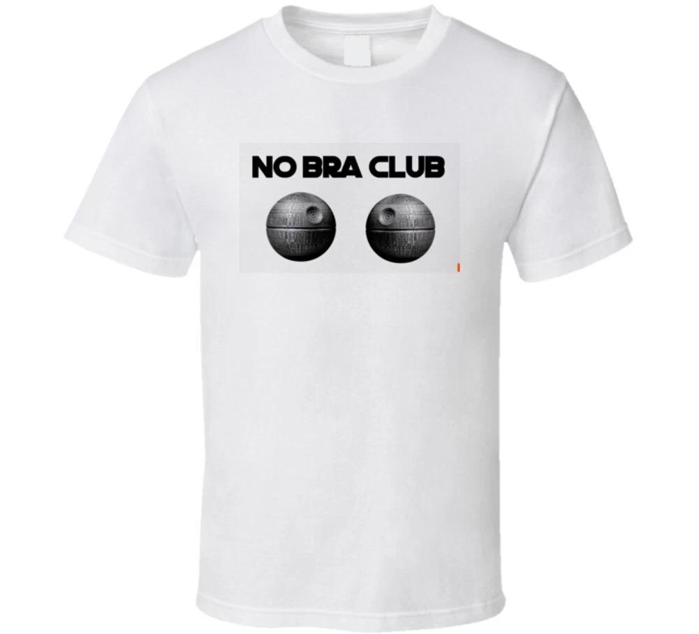 No Bra Club Funny Women Gift T Shirt 4XL