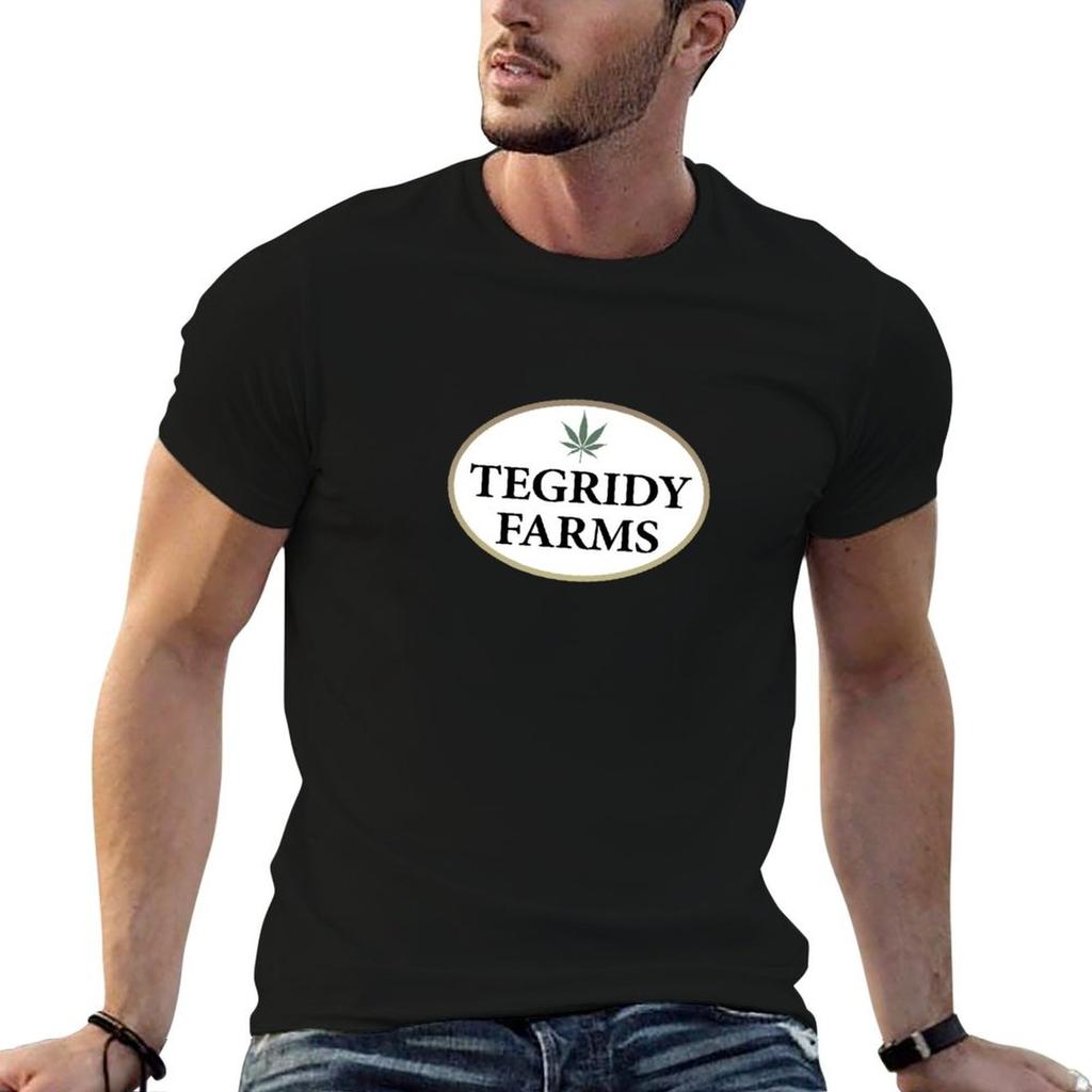 Tegridy Farms Logo From South Park TShirt Worker Basic Short Sleeve Tee