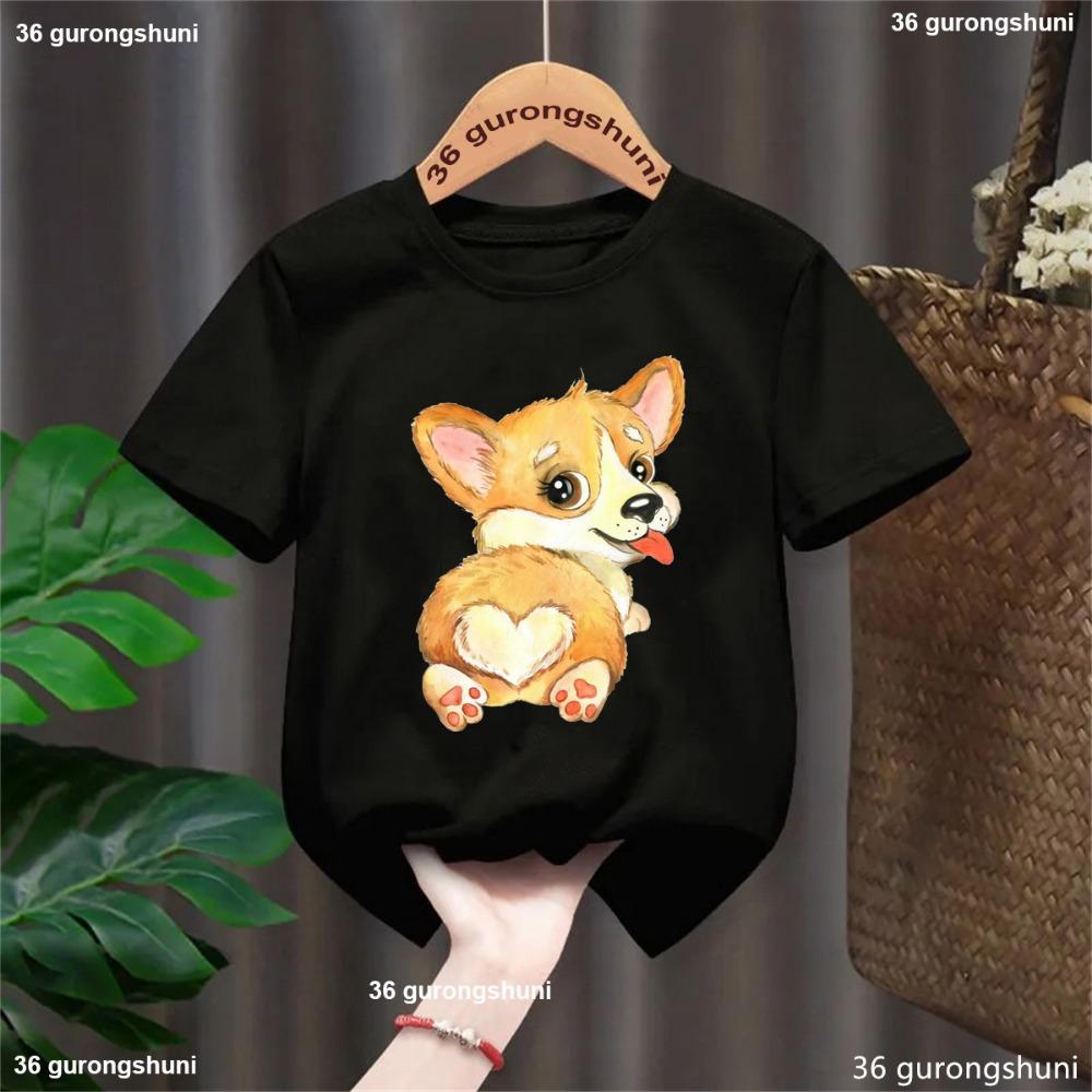 Printed T-shirt for Girls/boys' Clothing, T-shirt Top