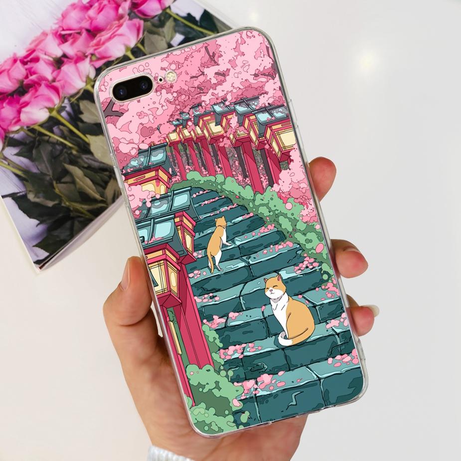 For Apple iPhone 5 5S SE Case Cute Painted Cover Clear Silicone Soft TPU Phone Case For iPhone SE 2020 2022 iPhone5 Fundas Coque