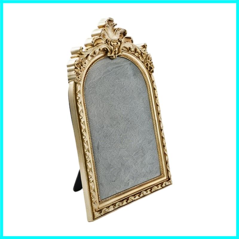 X6HE Ornamental Resin Jewelry Holder Photo Frame Earring Organization Decorative Shelf for Home and Shop Displays