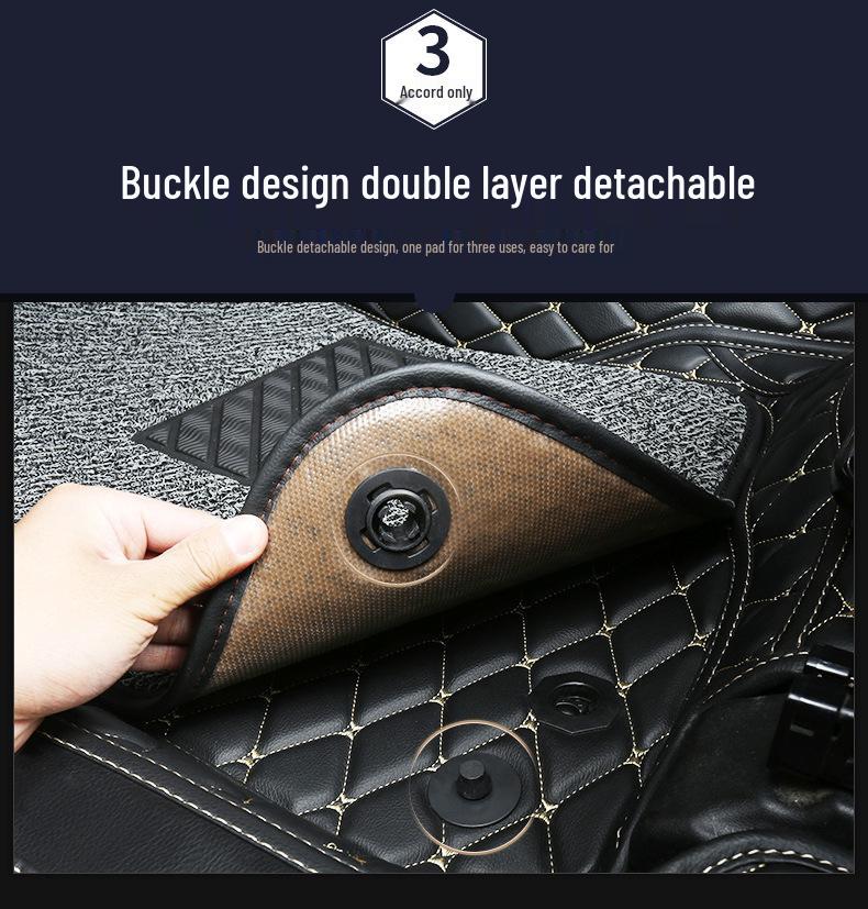 Full Surround Floor Mats for 10th Gen Accord, Compatible with 8th & 9th Gen Accord Models