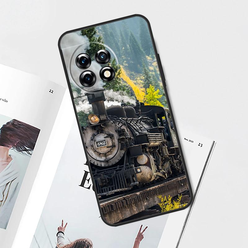 

Train Steam Engine Case For OnePlus Nord 5 CE 2 3 4 Lite N20 N30 OnePlus 13T 13R 12R 9 10 Pro 11 12 13 15 Cover OnePlus 10Pro