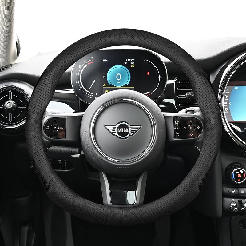 Housse de volant de voiture en cuir, pour BMW Mini GT 164 R50 R56 R53 R55 F60 F54 R60 Countryman Cooper U25, accessoires